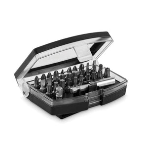 Set cacciaviti da 32 pezzi Nero - personalizzabile con logo