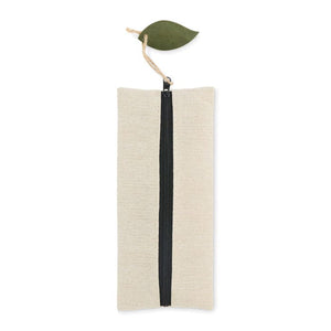 Set cancelleria in iuta Nero - personalizzabile con logo