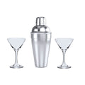 Set Cocktail Cefiro color argento - personalizzabile con logo