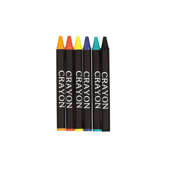 Set Colori Cera Veseli nero - personalizzabile con logo