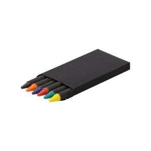 Set Colori Cera Veseli nero - personalizzabile con logo