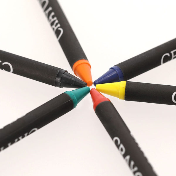 Set Colori Cera Veseli nero - personalizzabile con logo