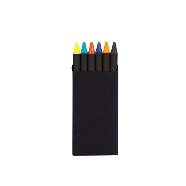 Set Colori Cera Veseli nero - personalizzabile con logo