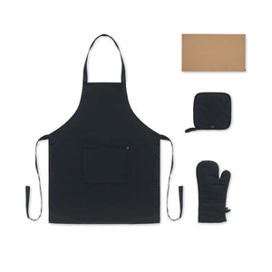 Set cucina in cotone riciclato - personalizzabile con logo
