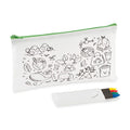 set da colorare con 4 pastelli Lime - personalizzabile con logo