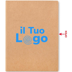 Set da disegno 60 fogli beige - personalizzabile con logo