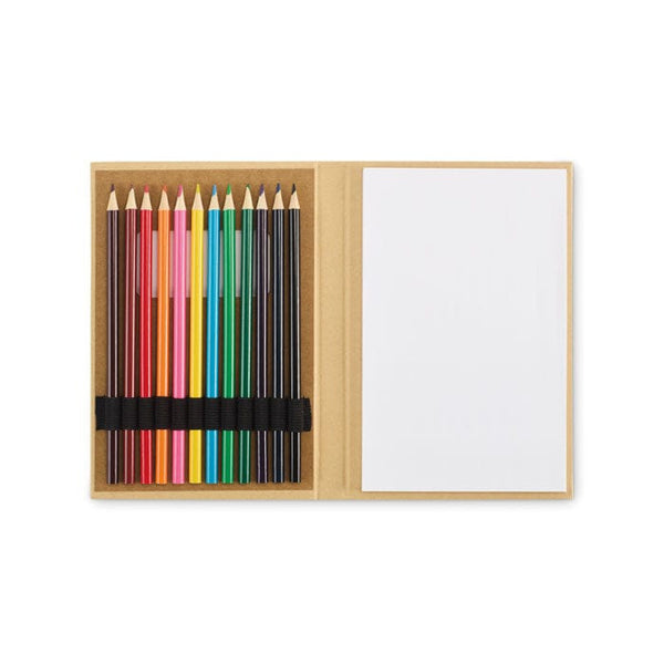 Set da disegno per bambini Beige - personalizzabile con logo