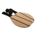 Set da spiaggia frescobol in legno beige - personalizzabile con logo