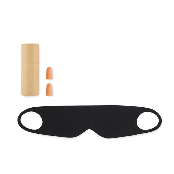 Set da viaggio in scatola di cartone beige - personalizzabile con logo