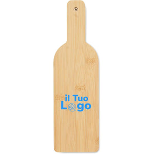 Set da vino forma di bottiglia Beige - personalizzabile con logo