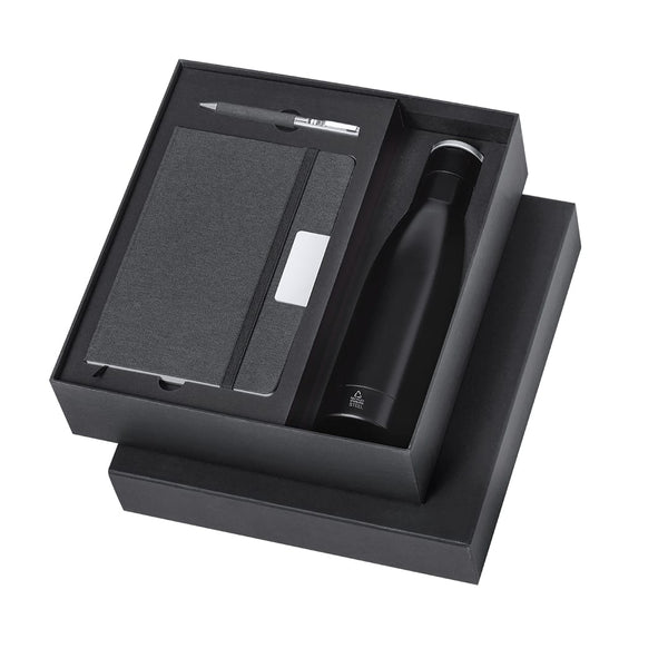 Set Datiford nero - personalizzabile con logo