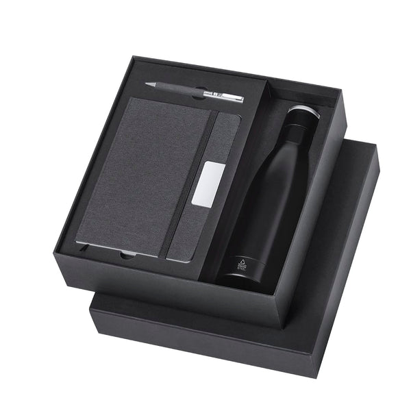 Set Datiford nero - personalizzabile con logo