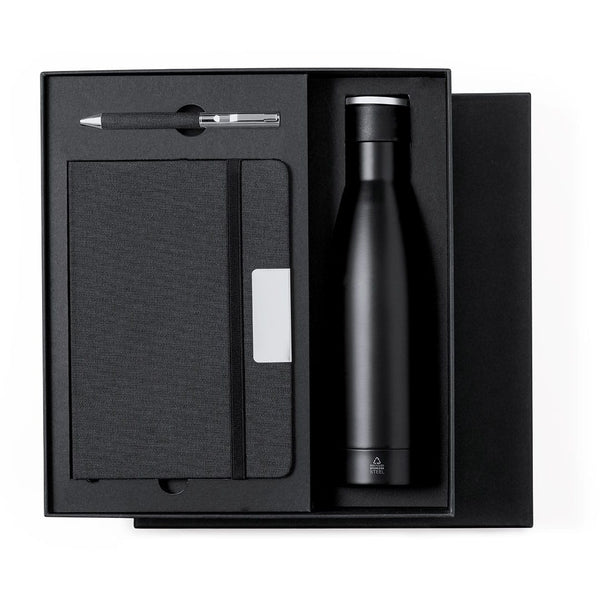 Set Datiford nero - personalizzabile con logo