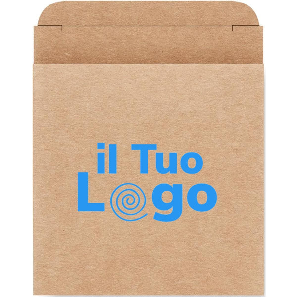 Set decorazioni natalizie in legno beige - personalizzabile con logo