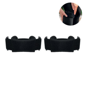 Set di 2 ginocchiere sportive Nero - personalizzabile con logo