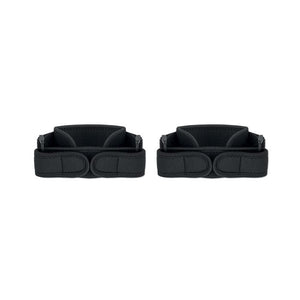Set di 2 ginocchiere sportive Nero - personalizzabile con logo