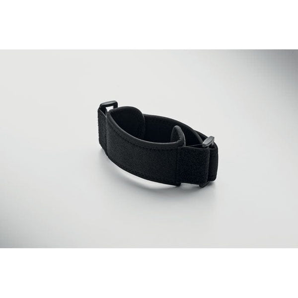 Set di 2 ginocchiere sportive Nero - personalizzabile con logo
