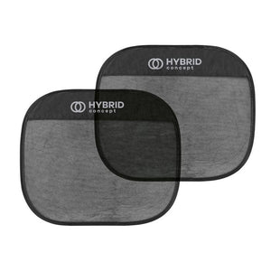 Set di 2 parasole per auto Nero - personalizzabile con logo