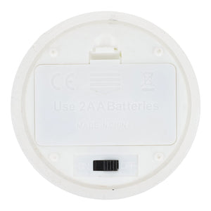 Set di 3 candele in cera LED Koselys (alimentate a batteria) Avorio - personalizzabile con logo