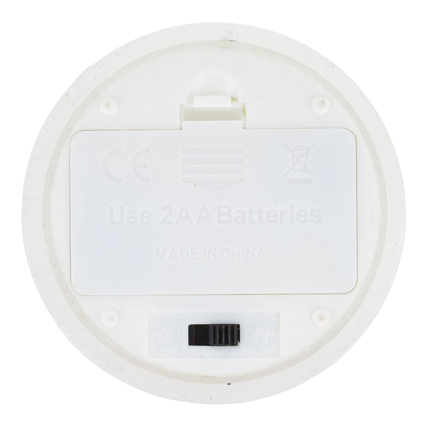 Set di 3 candele in cera LED Koselys (alimentate a batteria) Avorio - personalizzabile con logo