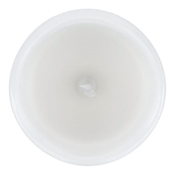 Set di 3 candele in cera LED Koselys (alimentate a batteria) Avorio - personalizzabile con logo