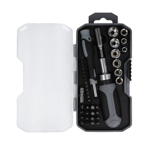 Set di 41 utensili Grigio - personalizzabile con logo