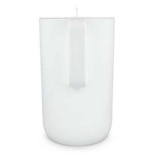 Set di 5 bicchieri in rPET InSideOut Liv Bianco - personalizzabile con logo