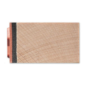 Set di 8 timbri natalizi in leg Beige - personalizzabile con logo