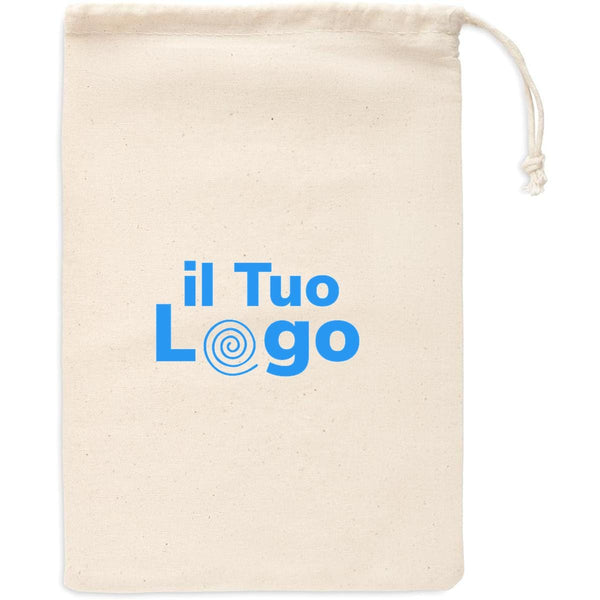 Set di 8 timbri natalizi in legno beige - personalizzabile con logo