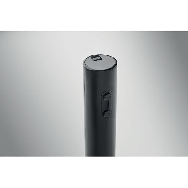 Set di apribottiglie elettrici Nero - personalizzabile con logo