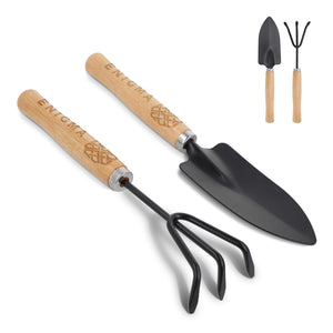 Set di attrezzi da giardino 2pcs natural - personalizzabile con logo
