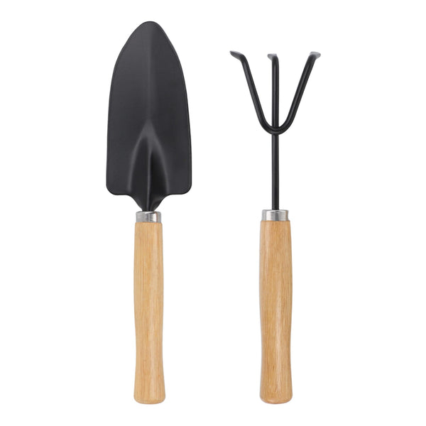Set di attrezzi da giardino 2pcs natural - personalizzabile con logo