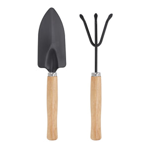 Set di attrezzi da giardino 2pcs natural - personalizzabile con logo