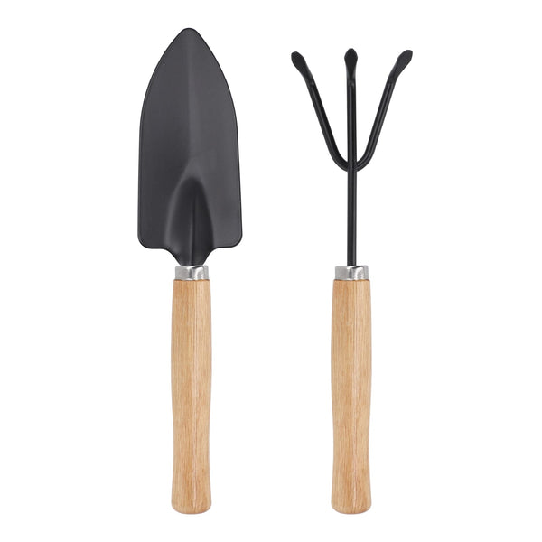 Set di attrezzi da giardino 2pcs natural - personalizzabile con logo