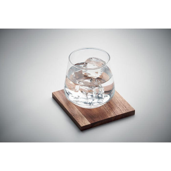 Set di bicchieri da whisky Trasparente - personalizzabile con logo