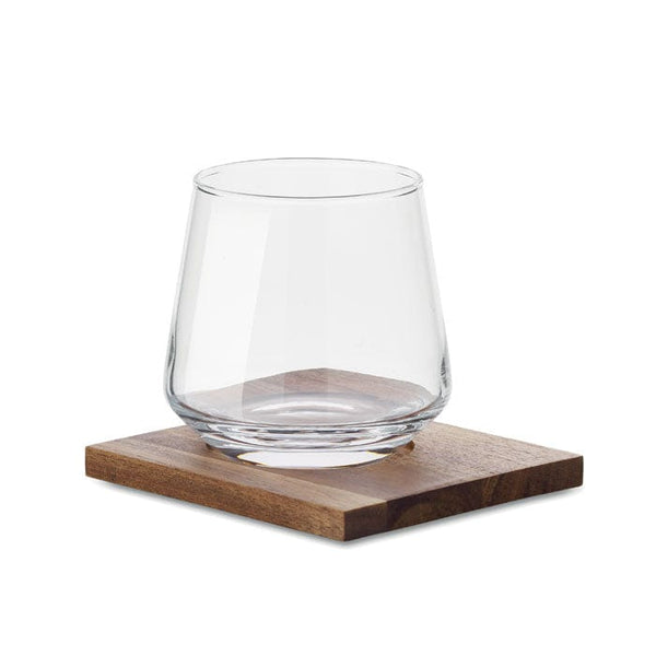 Set di bicchieri da whisky Trasparente - personalizzabile con logo