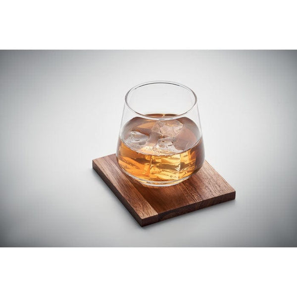 Set di bicchieri da whisky Trasparente - personalizzabile con logo