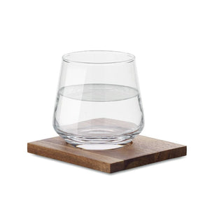 Set di bicchieri da whisky Trasparente - personalizzabile con logo