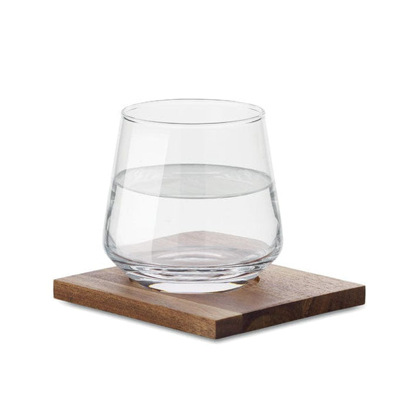 Set di bicchieri da whisky Trasparente - personalizzabile con logo