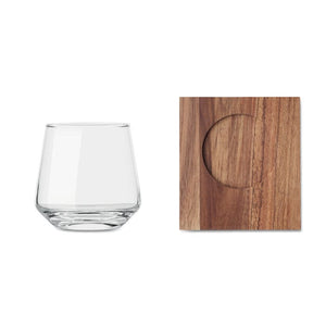 Set di bicchieri da whisky Trasparente - personalizzabile con logo