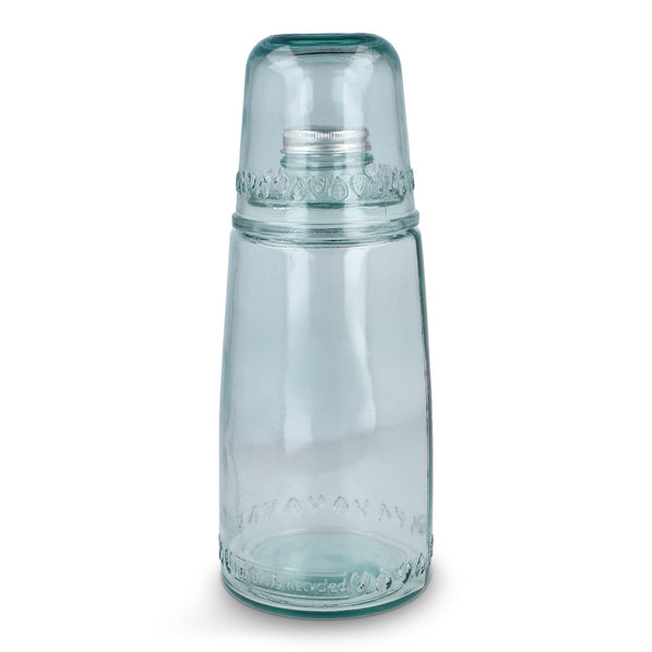 Set di bicchieri in vetro riciclato InSideOut ReuuZ 1L Trasparente - personalizzabile con logo