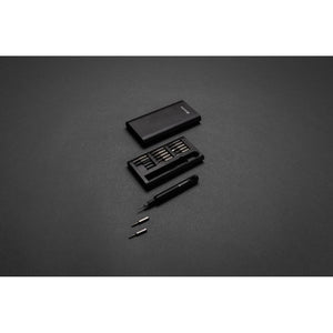 Set di cacciaviti di precisione 31 in 1 Gear X nero - personalizzabile con logo