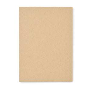 Set di cancelleria con blocco note beige - personalizzabile con logo