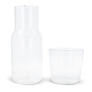 Set di caraffe da 550 ml e bicchieri da 250 ml Trasparente - personalizzabile con logo