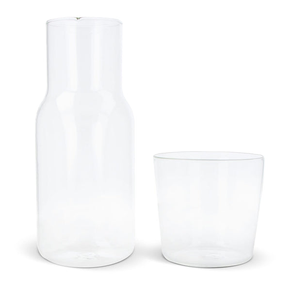 Set di caraffe da 550 ml e bicchieri da 250 ml Trasparente - personalizzabile con logo