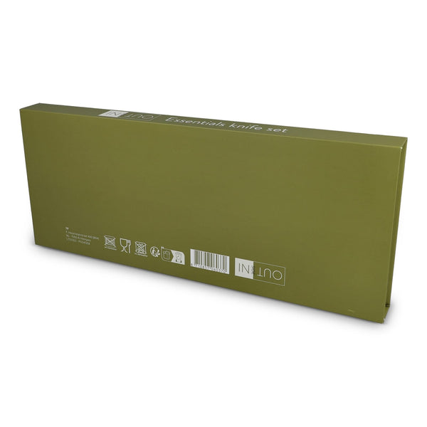 Set di coltelli essenziali 3 pezzi Ravn natural - personalizzabile con logo
