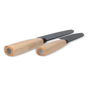 Set di coltelli Santoku 2 pezzi Ravn natural - personalizzabile con logo