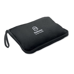 Set di coperte da viaggio 2 in 1 - personalizzabile con logo