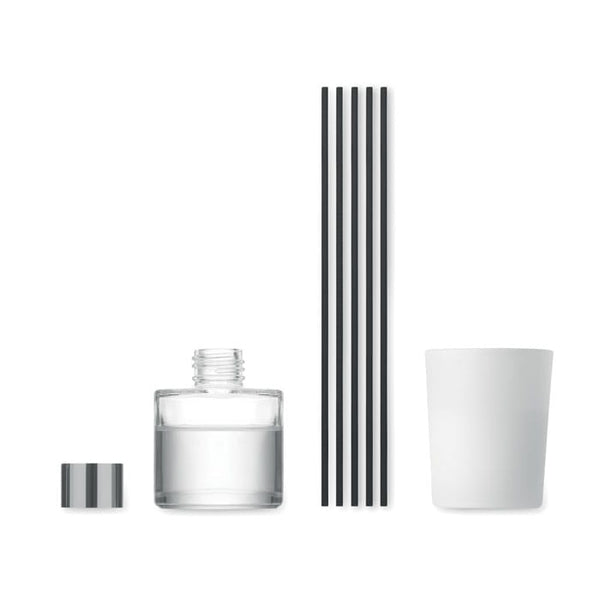 Set di diffusore e candela Bianco - personalizzabile con logo