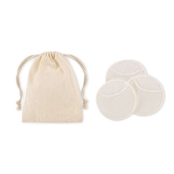 Set di dischetti struccanti beige - personalizzabile con logo